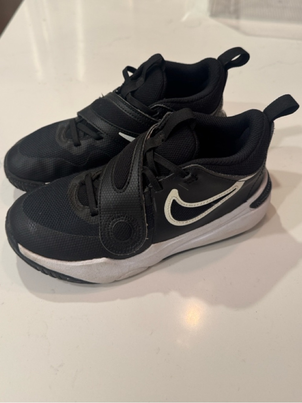 Nike Black and White Youth Athletic Sneakers